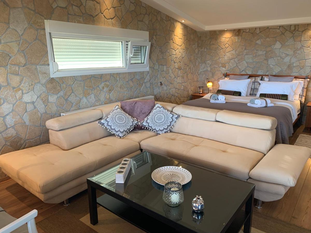 Apartament Doormat# Wait 'N Sea, Jacuzzi, Luxury Stone House Epanomi Zewnętrze zdjęcie