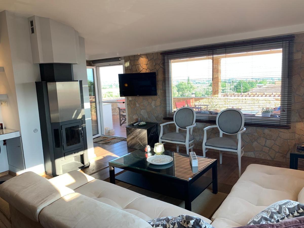 Apartament Doormat# Wait 'N Sea, Jacuzzi, Luxury Stone House Epanomi Zewnętrze zdjęcie