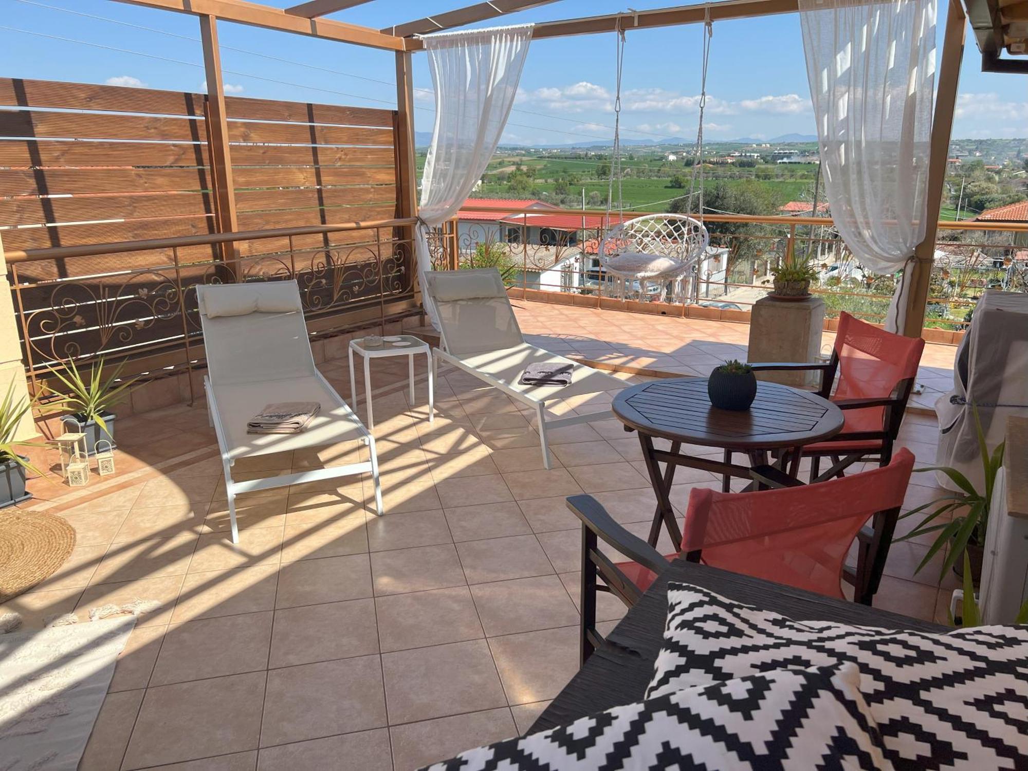 Apartament Doormat# Wait 'N Sea, Jacuzzi, Luxury Stone House Epanomi Zewnętrze zdjęcie